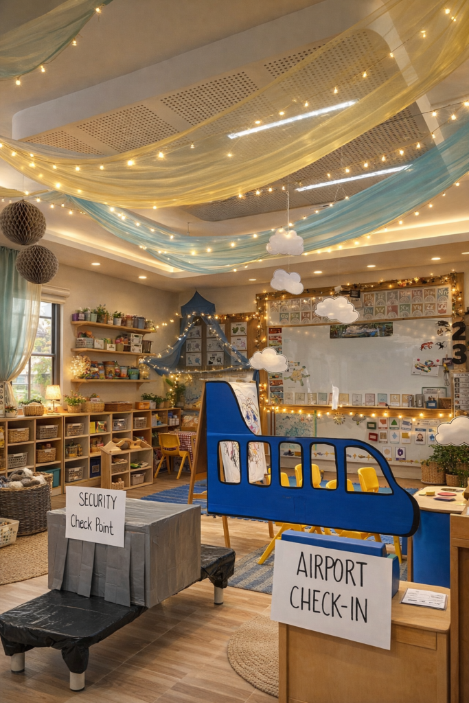 airport pretend play