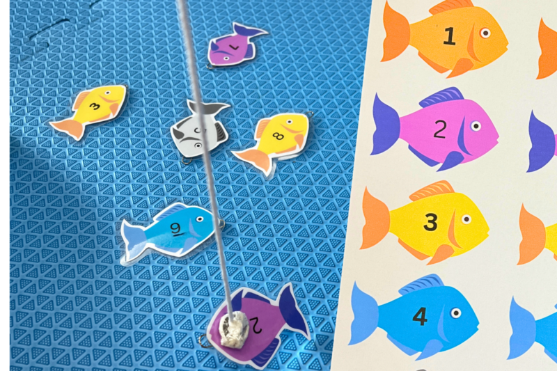 interactive magnetic number fish
