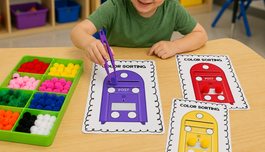“Sort the Mail!” Post Office Color Sorting Activity for Preschool may 20, 2026, 09 18 45 am